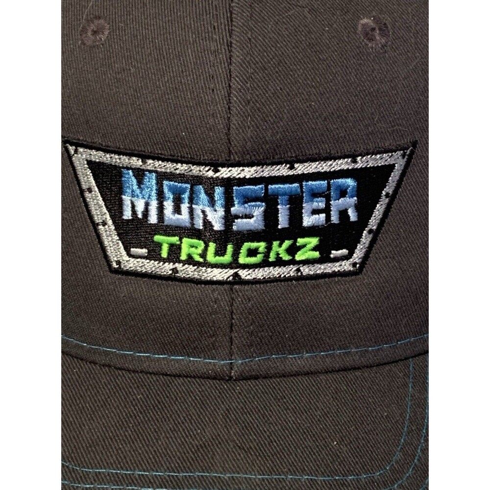 Monster Truckz Richardson Original 112 Trucker Blue/Gray Mesh‎ SnapBack Hat